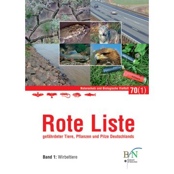 NaBiV Heft 70/1: Rote Liste gefährdeter Tiere, Pflanzen und Pilze Deutschlands - Band 1: Wirbeltiere