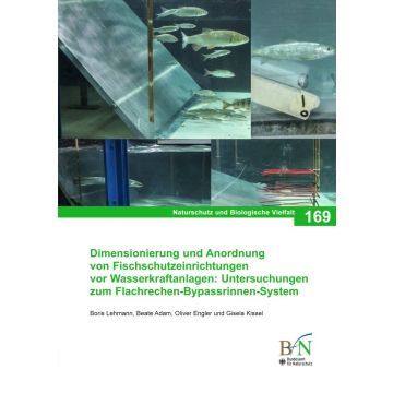 NaBiV Heft 169: Dimensionierung und Anordnung von Fischschutzeinrichtungen vor Wasserkraftanlagen