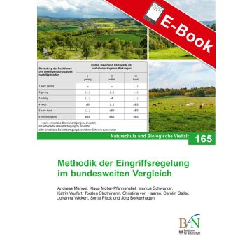 PDF: NaBiV Heft 165: Methodik der Eingrifsregelung im bundesweiten Vergleich